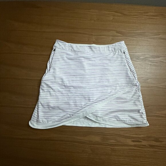 Peter Millar Women's Performance Painted Stripes Laura Wrap Golf Small Skort - Picture 5 of 11